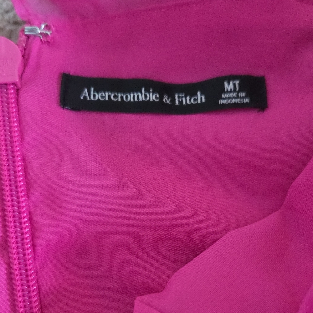 Abercrombie & Fitch Vibrant Pink Dress - Picture 3 of 4